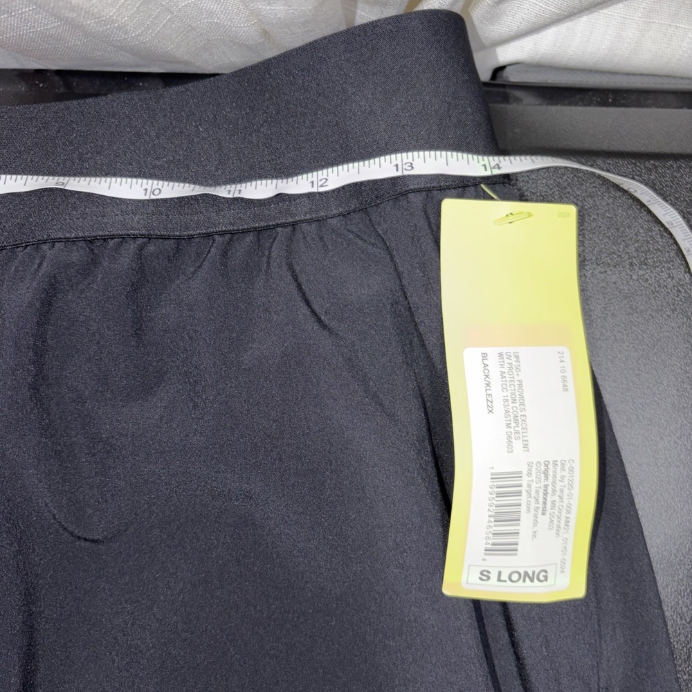NWT All in Motion Black Active Light Skort High-Rise Athletic Skirt Small Long - Picture 9 of 11